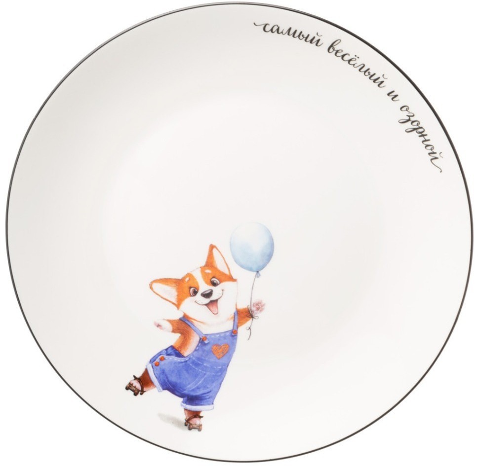Набор посуды lefard самый озорной, 3 пр.: салатник 470мл, тарелка 20см, кружка 220мл (260-943)