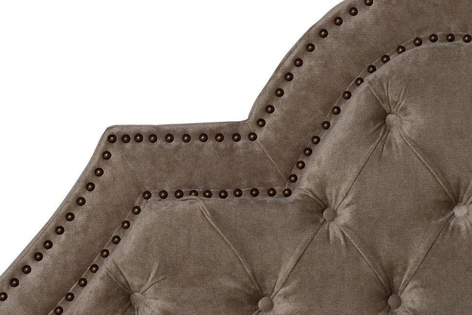 Кровать бархат беж.172*217*147 с подъемн.механ. (TT-00000992)