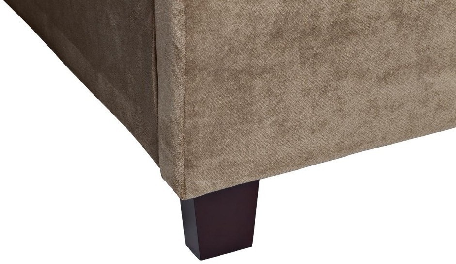 Кровать бархат беж.172*217*147 с подъемн.механ. (TT-00000992)