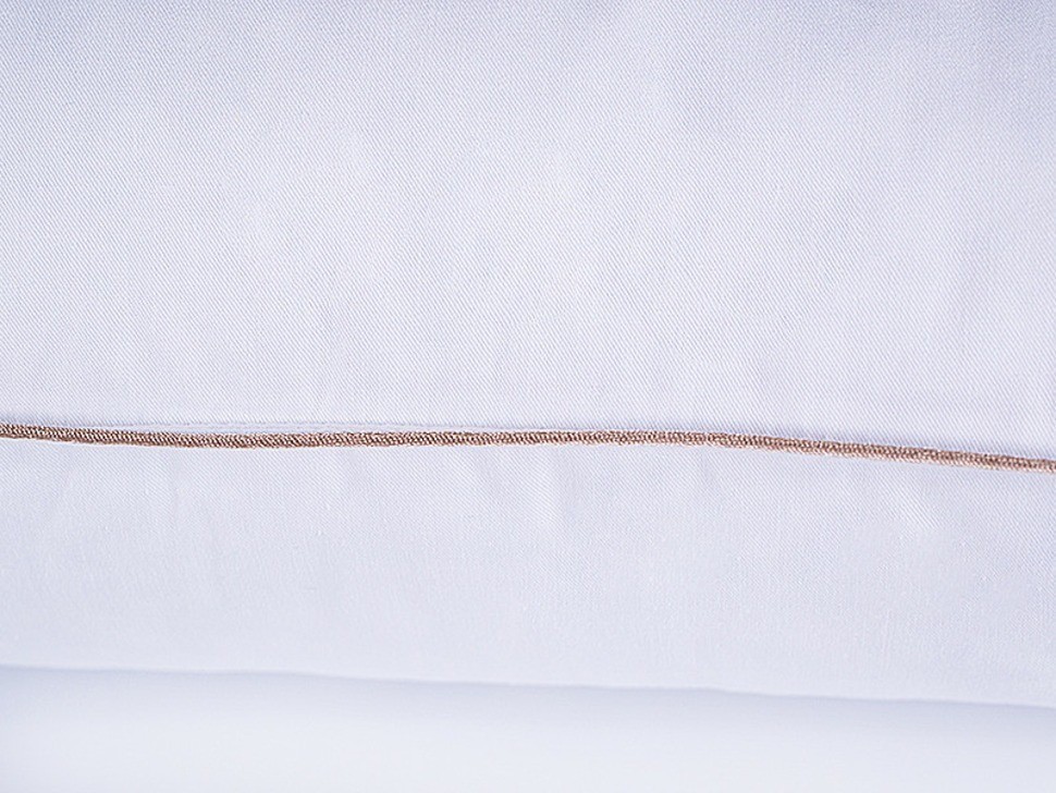 Подушка упругая пуховая Natura Sanat Руженка 50х70, из белого хлопка (100%) Р9-П-3-3 (89235)