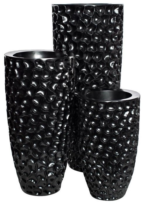 Кашпо 32*32*47см цвет жемчужно-черный (TT-00000580)