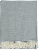 Плед из шерсти мериноса серого цвета из коллекции essential, 130х180 см (66667)