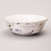 Салатник agness &quot;flower story&quot; 21,5*7,5 см 1350 мл (358-2182)