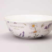 Салатник agness &quot;flower story&quot; 21,5*7,5 см 1350 мл (358-2182)