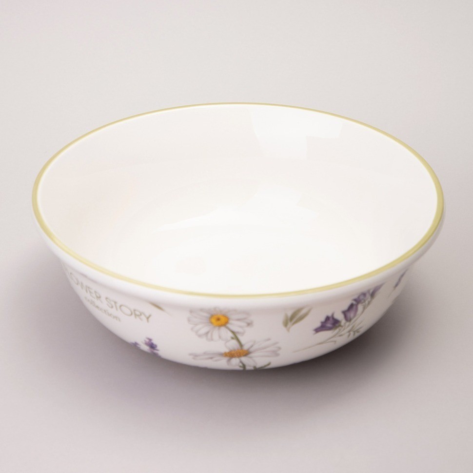 Салатник agness "flower story" 21,5*7,5 см 1350 мл (358-2182)