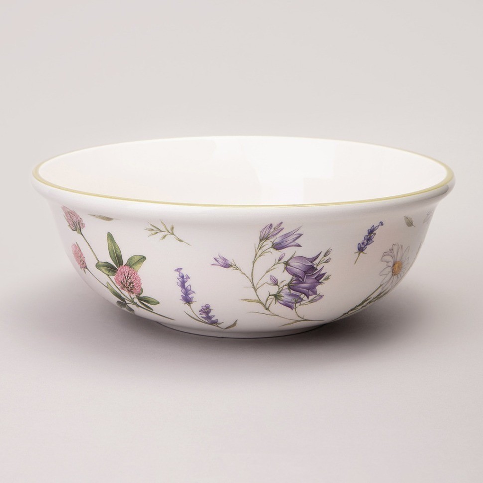 Салатник agness "flower story" 21,5*7,5 см 1350 мл (358-2182)