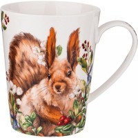 Кружка lefard &quot;лесная сказка&quot; белка 450 мл (590-369)