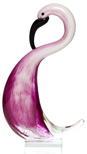 Статуэтка"Фламинго" розовая 13*6*23см (00002881)