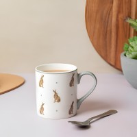 Кружка фарфоровая Hare Mikasa GREY/WHITE 280 мл MKCANHARE