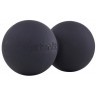 Мяч для МФР RB-106, 6 см, силикагель, двойной, черный (1676091)