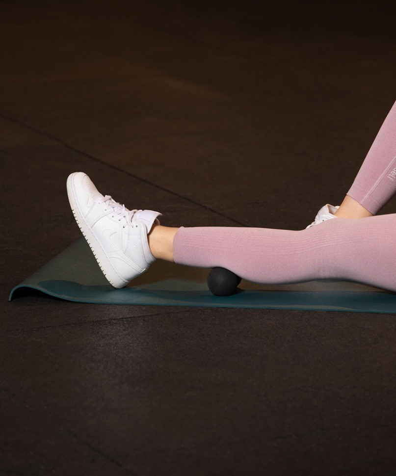 Мяч для МФР STARFIT RB-106, 6 см, силикагель, двойной, черный (1676091)