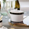 Чайник фарфоровый Mikasa Luxe Deco на 4 чашки, 1,1 л, белый MKLDTEAPOT