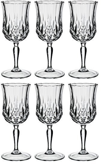 Набор бокалов для вина из 6 шт. "опера" 160 мл. высота=17 см. RCR (305-082)