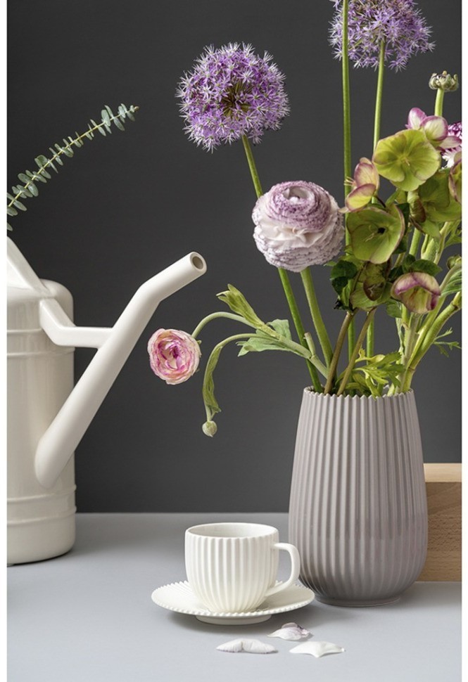 Ваза темно-серого цвета из коллекции edge, 20 см (75163)