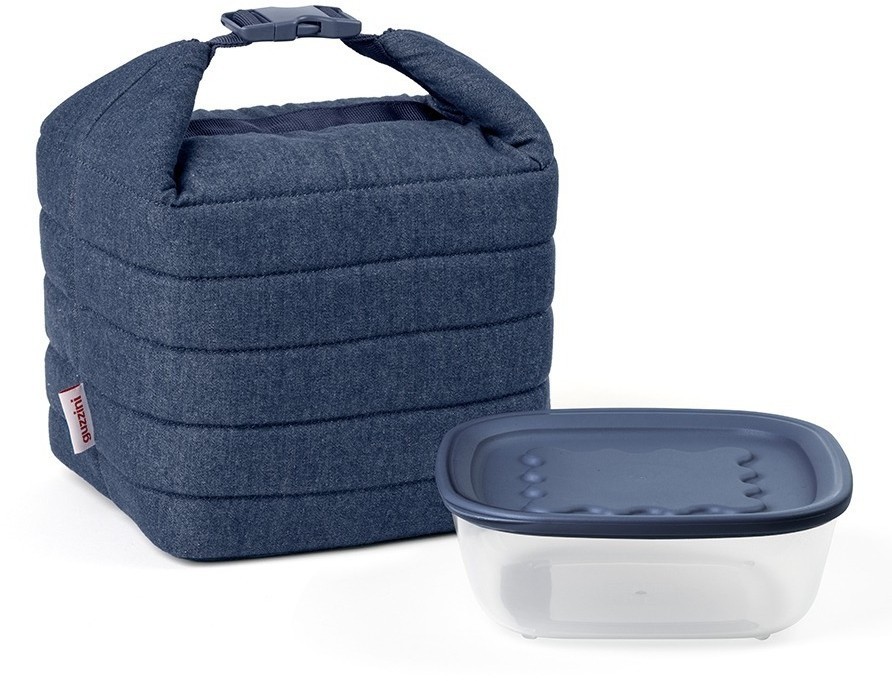 Набор из термосумки и контейнера handy bio, 1,4 л, синий (79095)