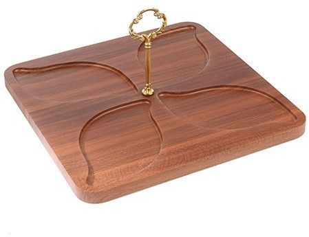 Менажница керамическая для сервировки 4 блюда LORAINE (90032-319)