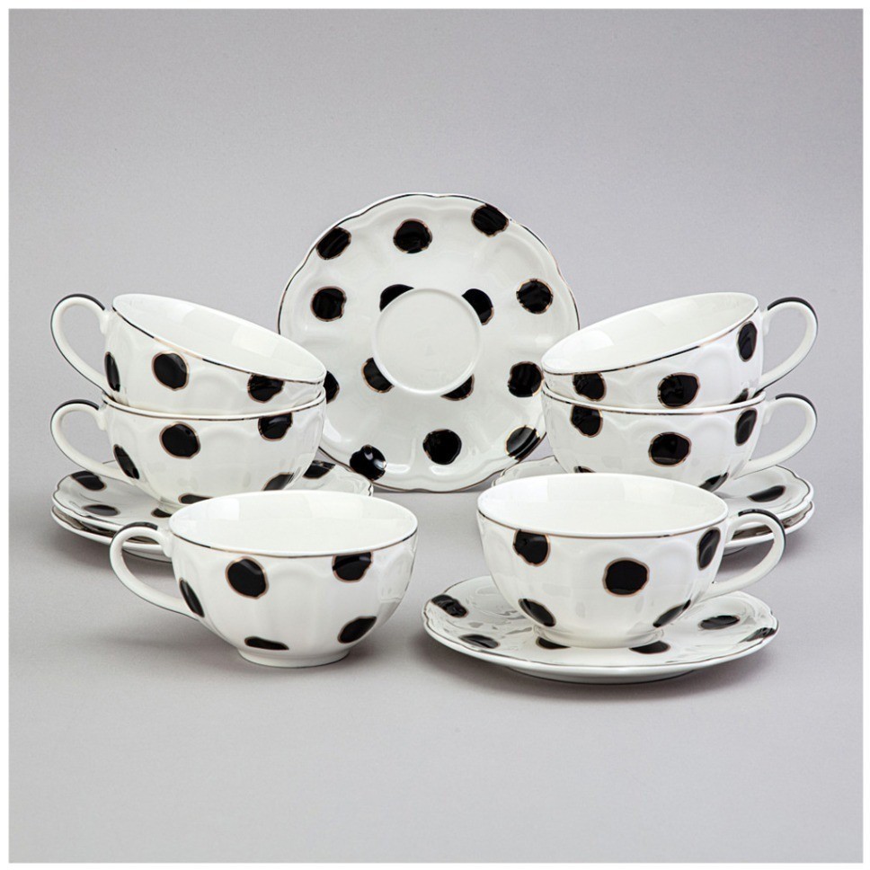 Чайный набор  lefard "top style" на 6 пер. 12 пр. 280 мл (42-559)