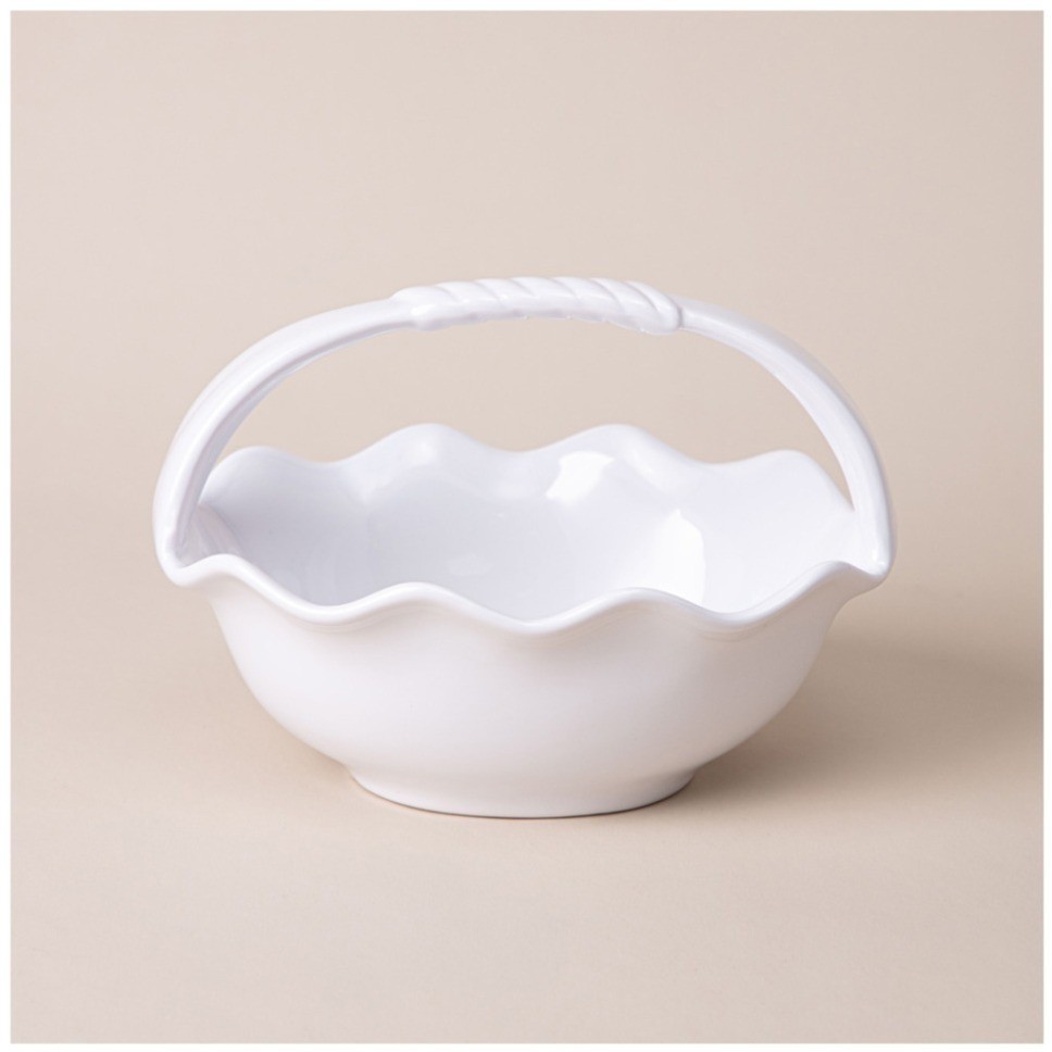 Ваза для фруктов с ручкой 20х16х15 см Lefard (763-095)