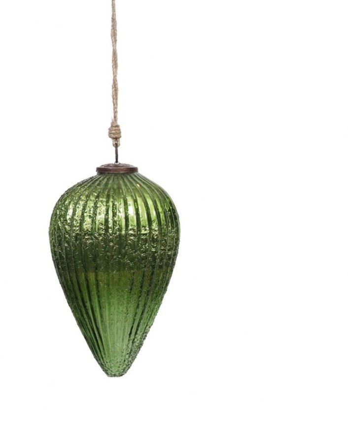 Новогодняя игрушка TD-004A, стекло, green, ROOMERS FURNITURE