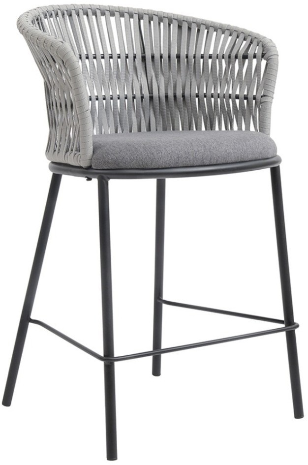Стул полубарный haugen, темно-серый/светло-серый (75041)