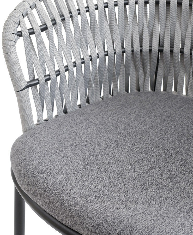 Стул полубарный haugen, темно-серый/светло-серый (75041)