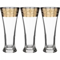 Набор 3 бокалов для пива 320 мл &quot;полоса версаль&quot; Lefard (194-403)