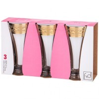 Набор 3 бокалов для пива 320 мл &quot;полоса версаль&quot; Lefard (194-403)