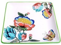 Блюдо сервировочное 22х22 см Летний букет LORAINE (30802)