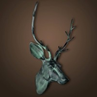 Голова оленя 4008, Металл, mixed, ROOMERS FURNITURE