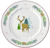 Набор из четырех тарелок nordic winter из коллекции new year essential, D23 см (79247)