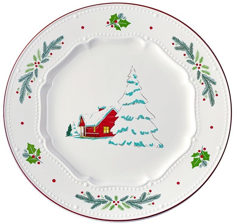 Набор из четырех тарелок nordic winter из коллекции new year essential, D23 см (79247)