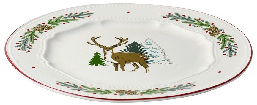 Набор из четырех тарелок nordic winter из коллекции new year essential, D23 см (79247)