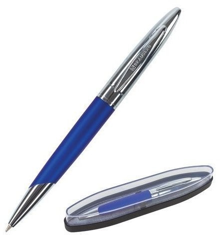Ручка подарочная шариковая Brauberg Echo линия 0,5 мм синяя 143460 (86883)