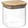 Банка для хранения квадратная glass acacia, 800 мл (79983)