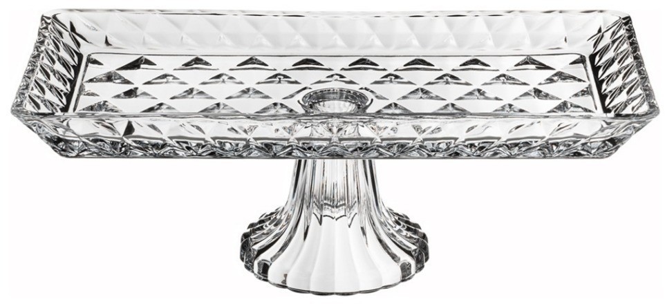 Блюдо на ножке прямоугольное 33х16х12 см Lefard (675-136)