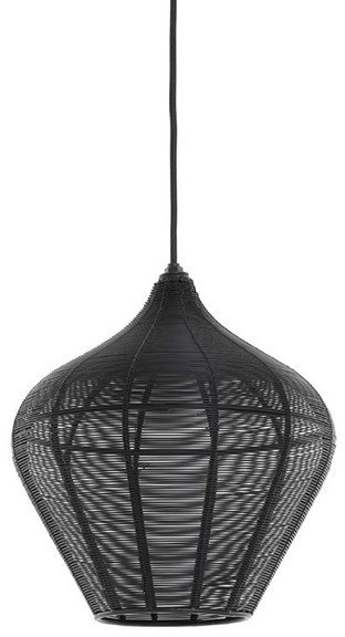 Светильник подвесной vinger, D27х30 см, черный (76203)
