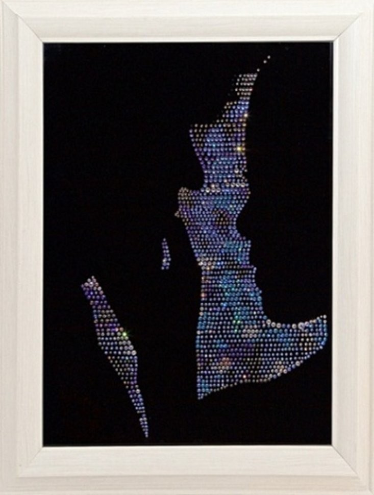 Картина Силуэты с кристаллами Swarovski (1888)