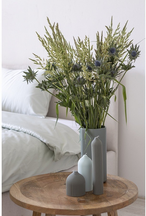 Свеча декоративная графитового цвета из коллекции edge, 25,5см (73757)