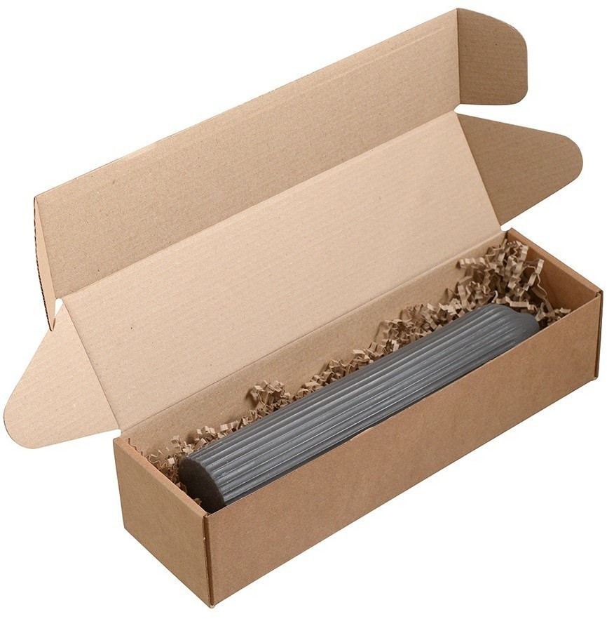 Свеча декоративная графитового цвета из коллекции edge, 25,5см (73757)