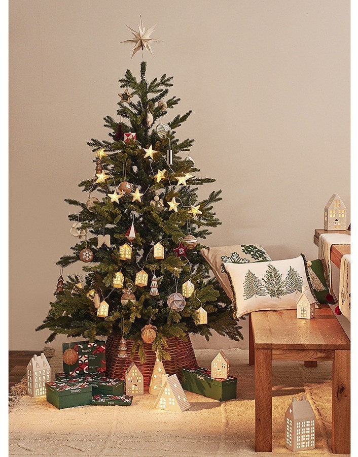 Набор елочных украшений из фетра felts mood из коллекции new year essential, 4 шт. (76753)