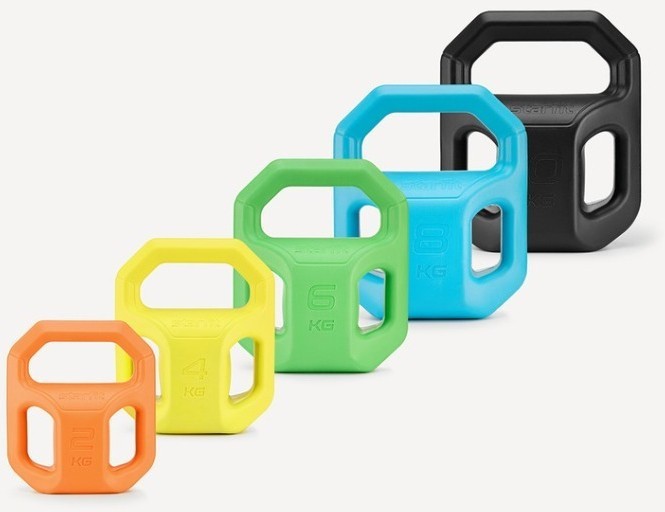 Гиря пластиковая STARFIT DB-505, 6 кг, зеленый (2113752)