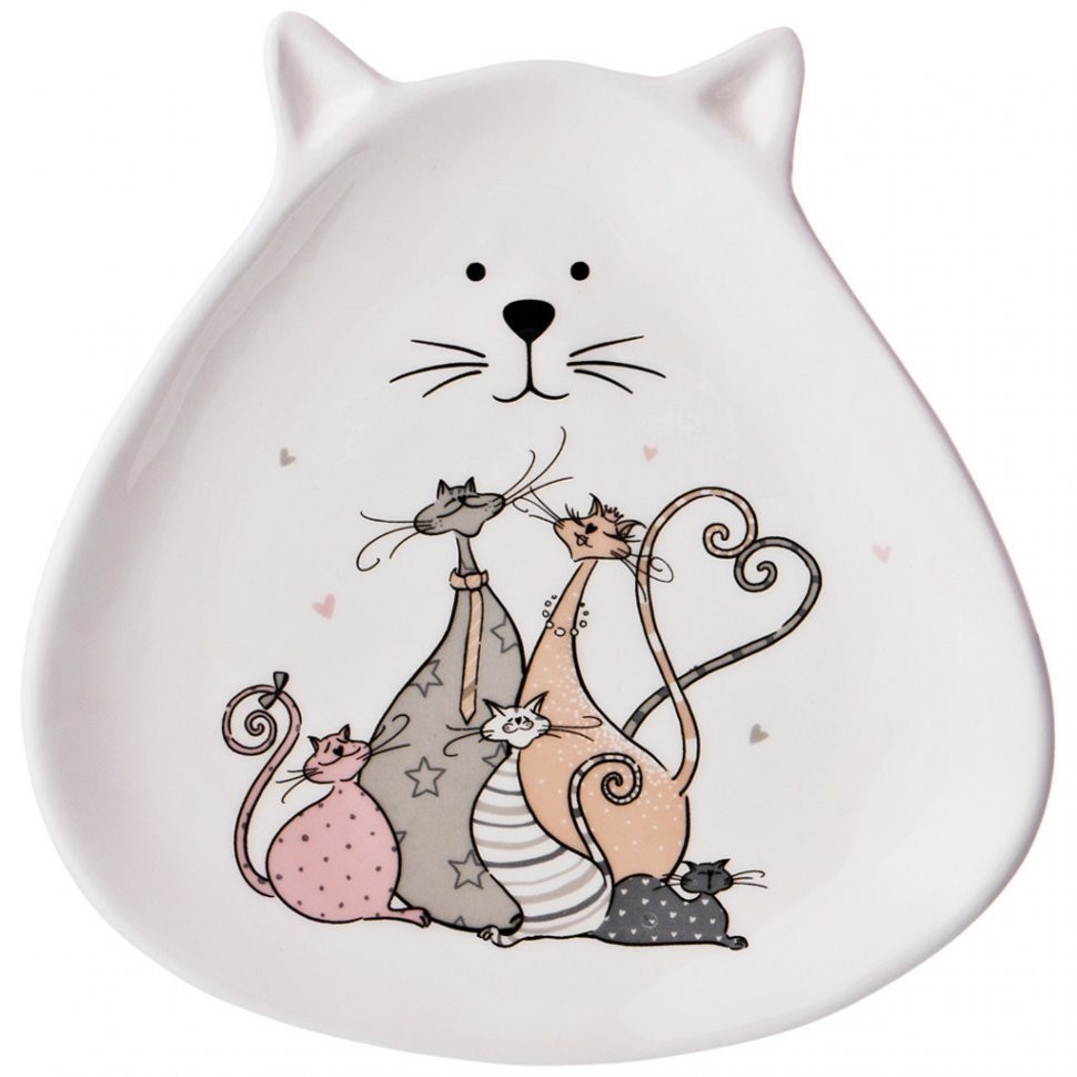 Тарелка десертная коллекция "счастливое семейство" 19,2*19*3 см Lefard (230-298)