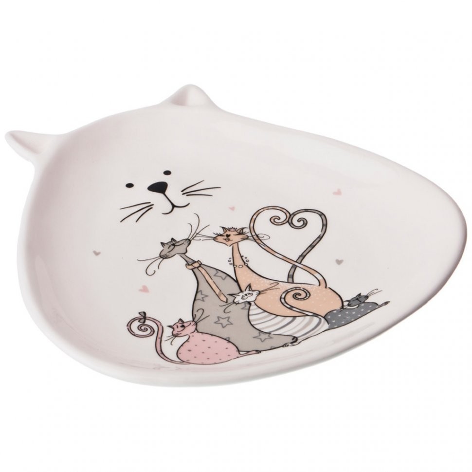 Тарелка десертная коллекция "счастливое семейство" 19,2*19*3 см Lefard (230-298)