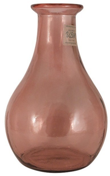 Ваза Peach Cream, розовая, 31 см - VSM-5491-DB19 SAN MIGUEL