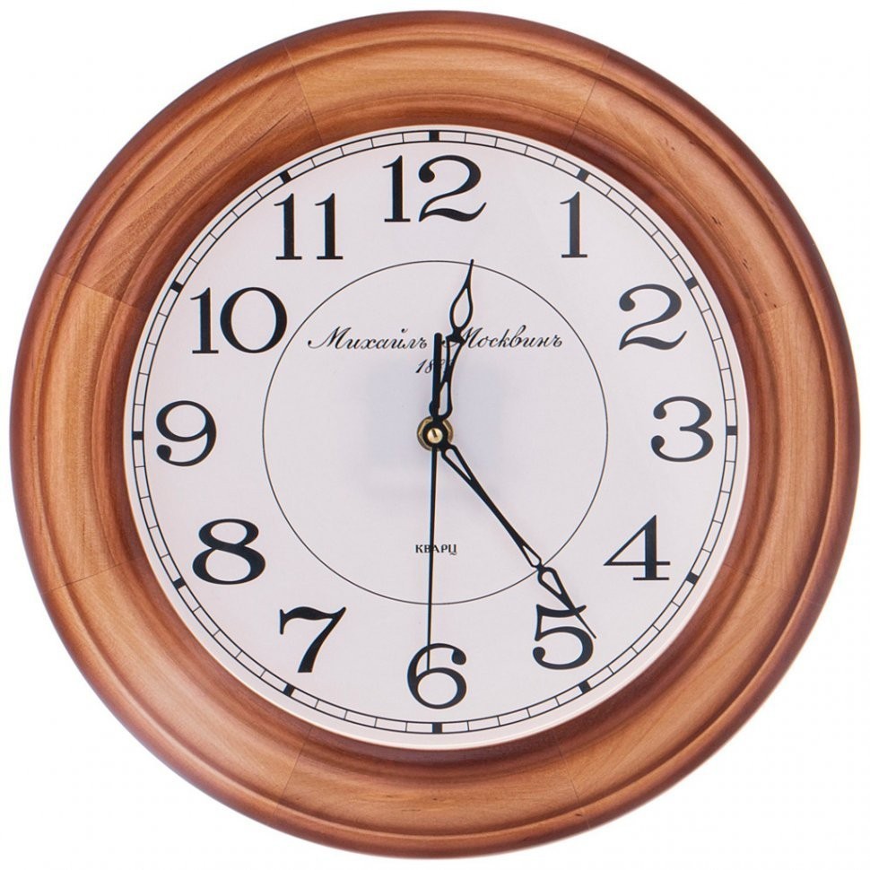 Часы настенные кварцевые михаилъ москвинъ "classic" диаметр 32 см Михайлъ Москвинъ (300-165)