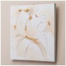 Картина "абстракция золото на белом" 60х60х3 см Bronco (534-219-1)