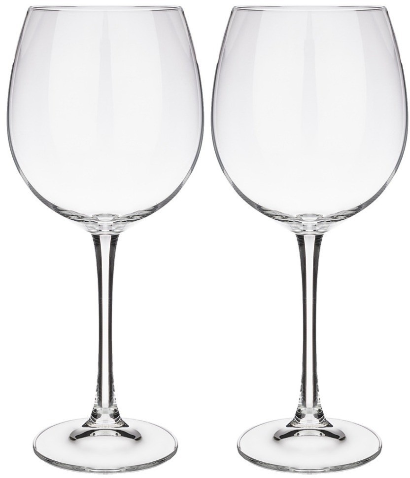 Набор бокалов для вина 850мл из 2 штук "vintage" высота 27 см. Bohemia Crystal (D-674-758)