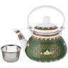 Чайник agness эмалированный со съемным фильтром из нжс,  серия сура, 1,3 л (934-333)