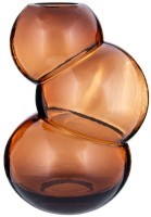 Ваза &quot;vision&quot; brown 18.5*18.5*26 cm Bronco (694-051)