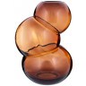 Ваза "vision" brown 18.5*18.5*26 cm Bronco (694-051)